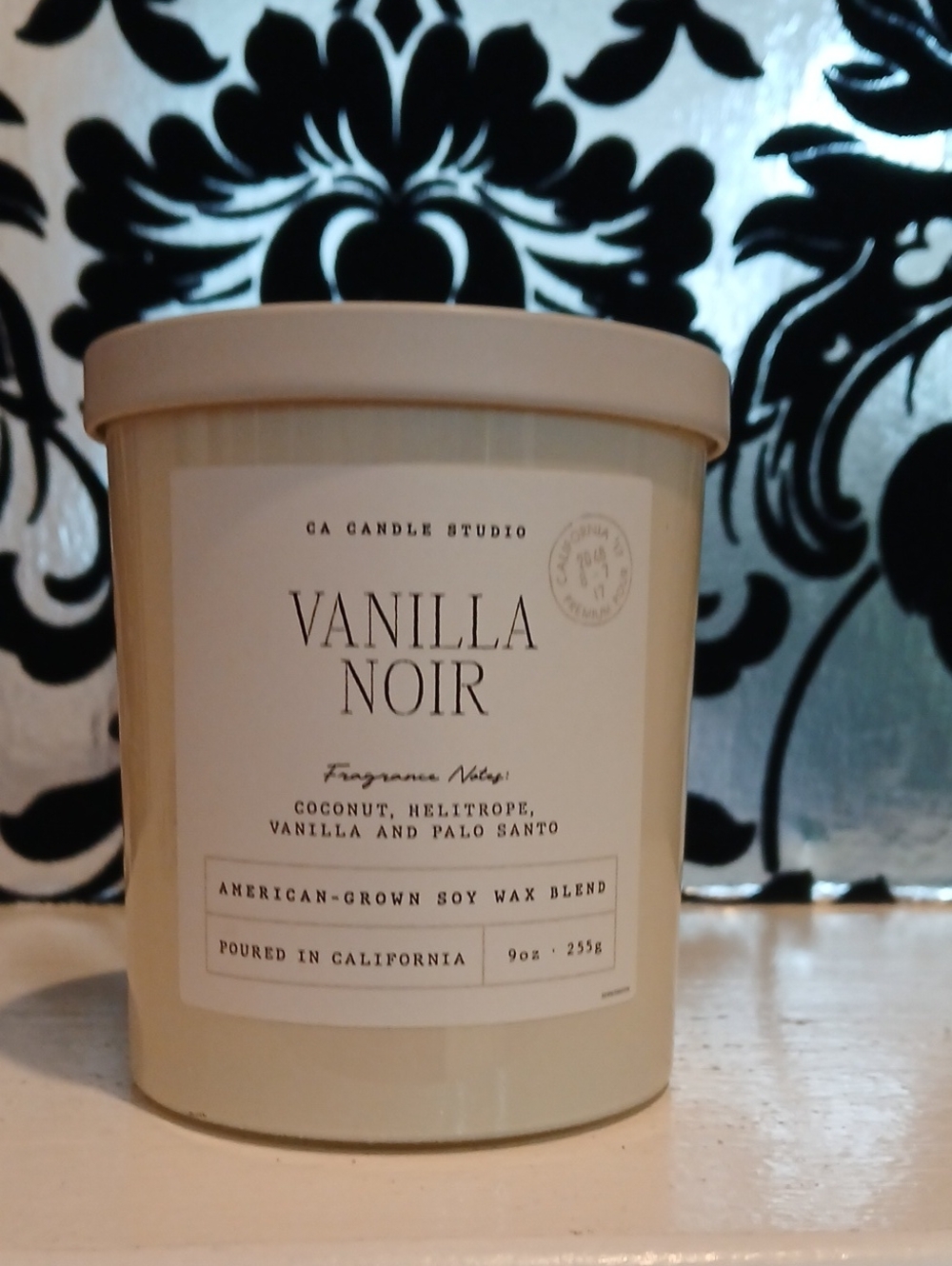 Vanilla Noir Soy Candle